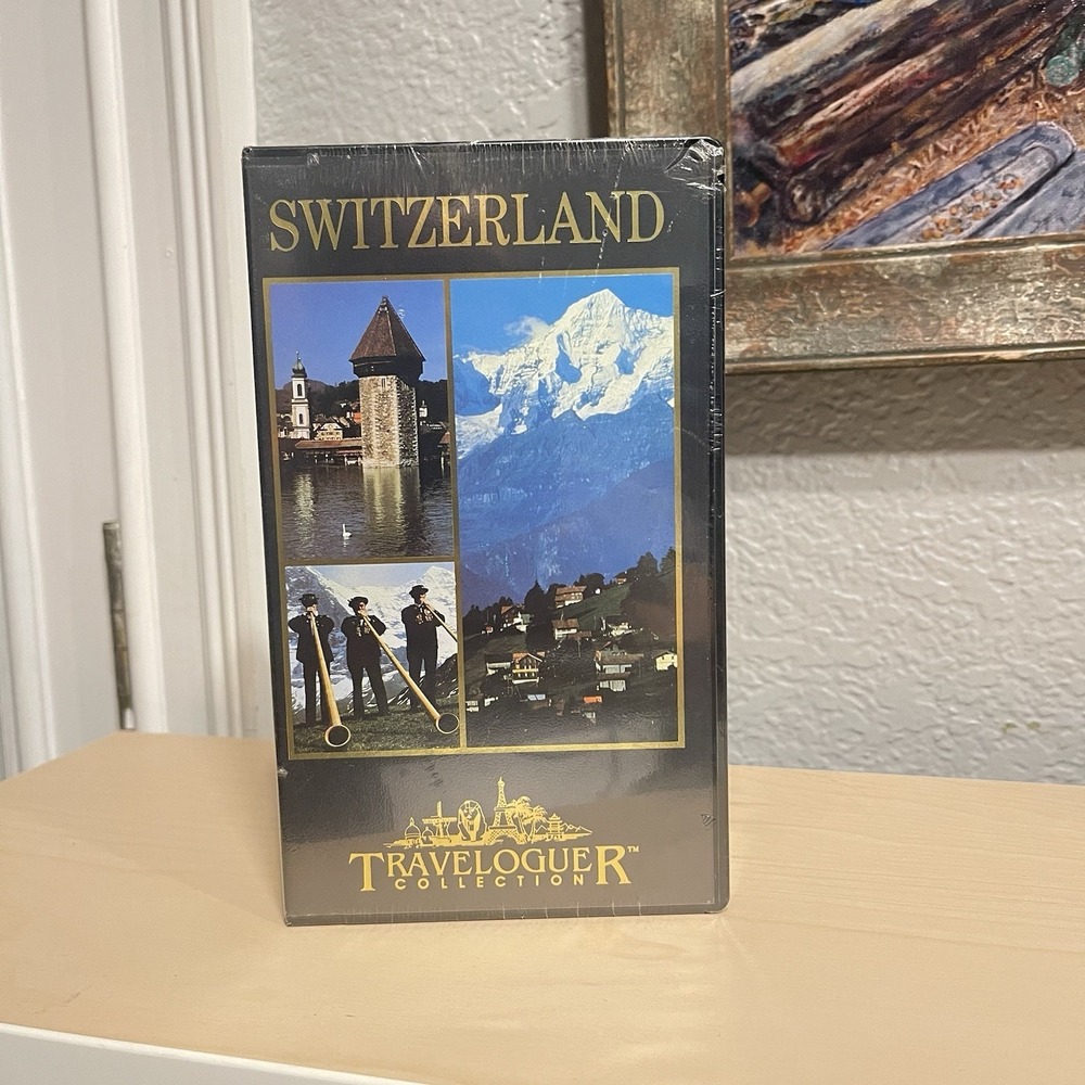 Traveloguer‎ Collection This Is Switzerland Vol. 12 VHS Tape Vintage 1988 Sealed